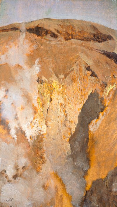 Fumarole of Mount Vesuvius by Giuseppe or Joseph de Nittis