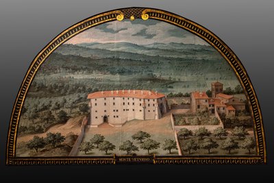 The Medici Villa of Montevettolini by Giusto Utens