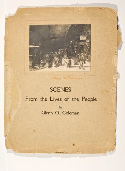 Scenes from the Lives of the People, Portfolio Untitled, c. 1905-1906 by Glenn O Coleman
