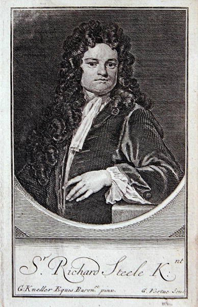 Portrait of Richard Steele, Frontispiece to 
