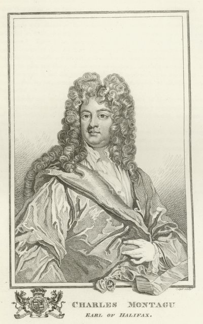 Charles Montagu, Earl of Halifax by Godfrey Kneller