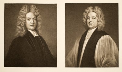 Henry Sacheverell D.D. and Francis Atterbury, Bishop of Rochester by Godfrey Kneller