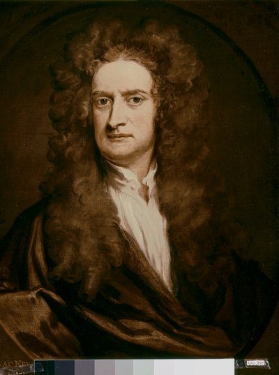 Portrait of Sir Isaac Newton by Godfrey Kneller