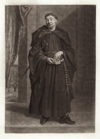 Portrait of Anthony Leigh as Father Dominic in The Spanish Friar by Godfrey Kneller