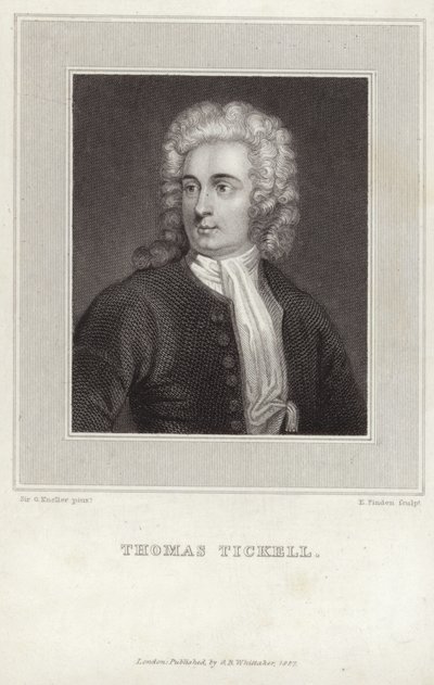 Portrait of Thomas Tickell by Godfrey Kneller