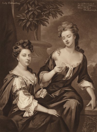 Sarah Duchess of Marlborough and Lady Fitzharding by Godfrey Kneller
