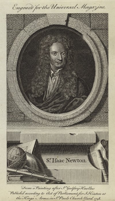 Sir Isaac Newton by Godfrey Kneller