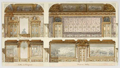 Project for the Decoration of the Apartments of the Emperor and Empress at the Palace of Versailles by Gondoin
