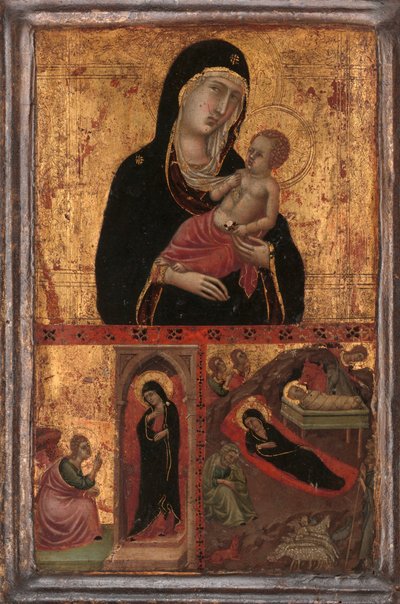 Madonna and Child with the Annunciation and the Nativity by Goodhart Master
