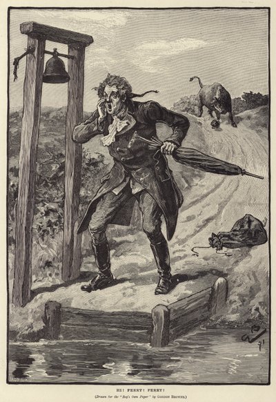 Hi! Ferry! Ferry! by Gordon Frederick (after) Browne