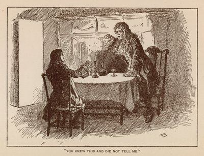 Illustration for The History of Henry Esmond by Thackeray by Gordon Frederick (after) Browne