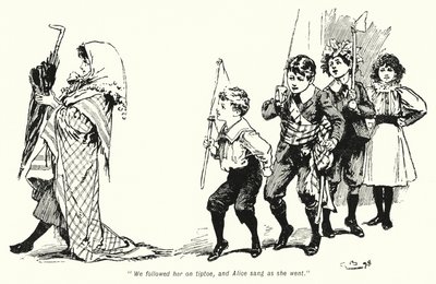 Illustration for The Story of the Treasure Seekers by E Nesbit by Gordon Frederick Browne