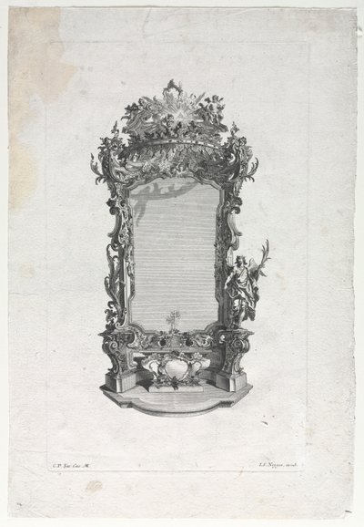 Model for Altar for Woodcarvers by Gottfried Bernhard Götz