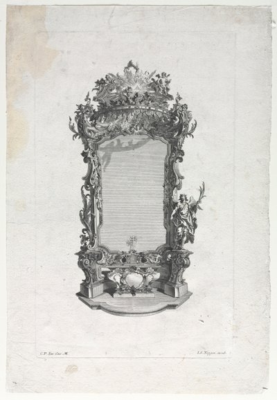 Model for Altar for Woodcarvers by Gottfried Bernhard Götz