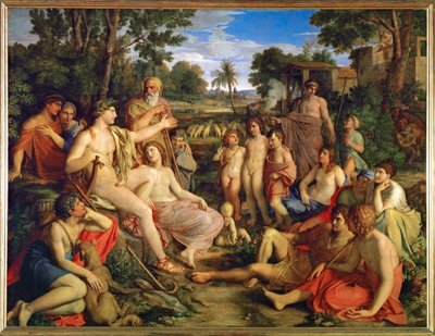 Apollo Among the Shepherds by Gottlieb Schick