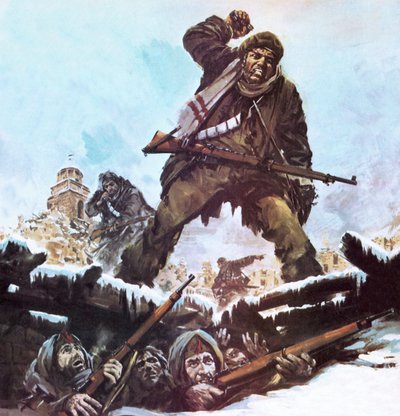 City under siege during Spanish civil war by Graham Coton