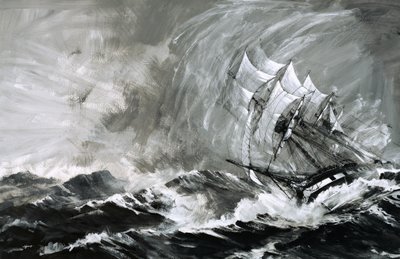Clipper captains spared no one to make it to Australia before the gold ran out. by Graham Coton