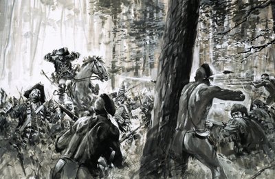 In 1765, General Edward Braddock Was Ambushed by French Soldiers and Fierce Canadian Indians by Graham Coton