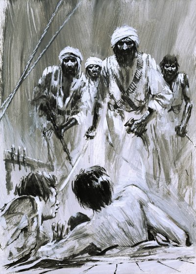 In 1931, an American named William Robinson was kidnapped by pirates by Graham Coton
