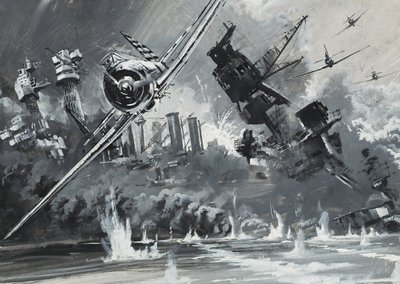 Pearl Harbour, 7th December 1941 by Graham Coton
