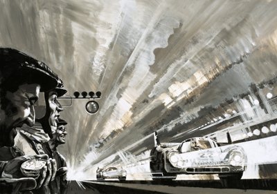 The 24 Hour Le Mans Race by Graham Coton