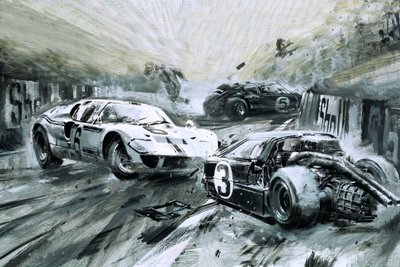 The Le Mans race in 1967 by Graham Coton