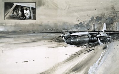 The crash of a BEA Elizabethan at Munich Airport by Graham Coton