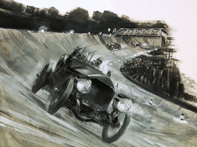 Unidentified motor race by Graham Coton