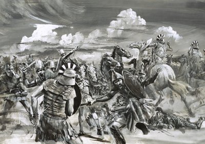 Victory at Gaugamela for Alexander the Great by Graham Coton