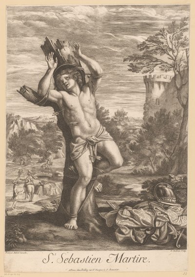 Saint Sebastian by Gérard Audran