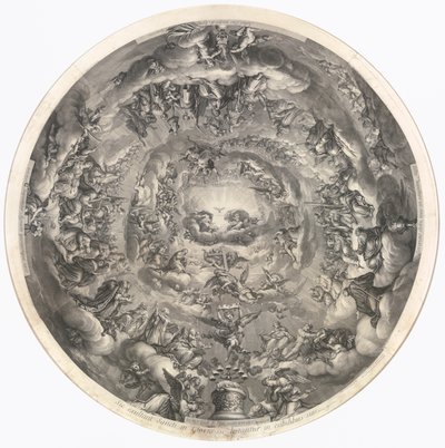 The Holy Trinity, Ceiling of the Church of Val-de-Grâce by Gérard Audran