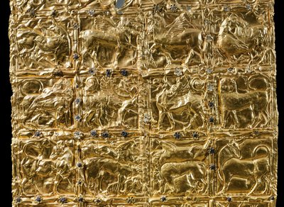 Foil with Embossed Decoration from Delphi (detail) by Greek