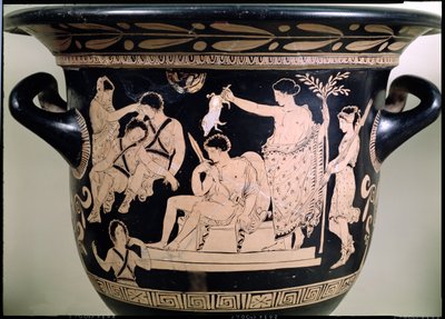 Orestes as a Suppliant at the Shrine of Apollo in Delphi (detail) by Greek