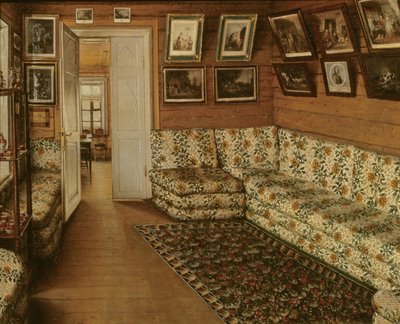 Reception Room of a Manor House by Grigori Vasilievich Soroka