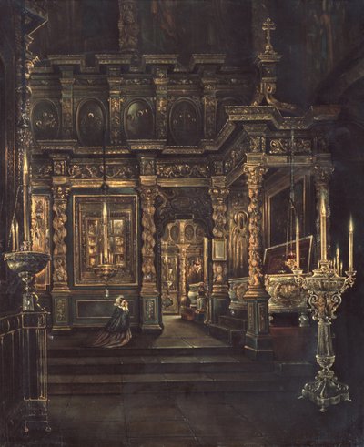 In the Assumption of the Blessed Virgin Cathedral in Rostov by Grigory Vasilievich Yurov