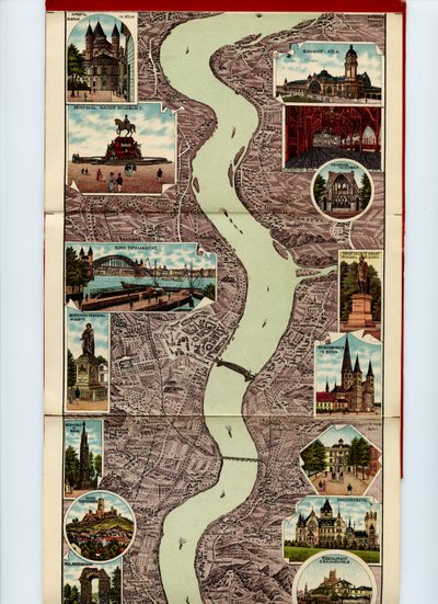 Latest Rhine Panorama of Mainz 01 by Grossh. S. Hofbuchbinderei u. Albumfabrik Eisenach Photo.Lithogr. v. Wilh.Schülz
