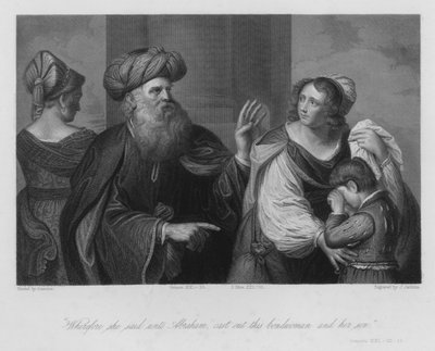 Cast out this Bondswoman and her Son, Genesis XXI by Guercino