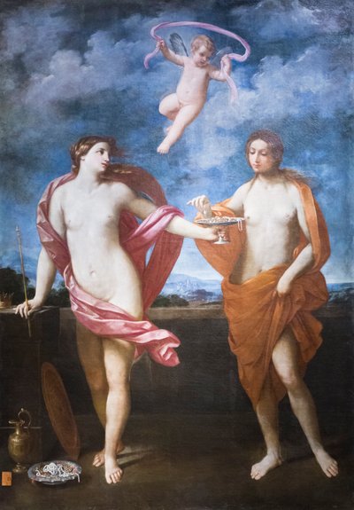 Allegory of Liberality and Modesty by Guido Reni
