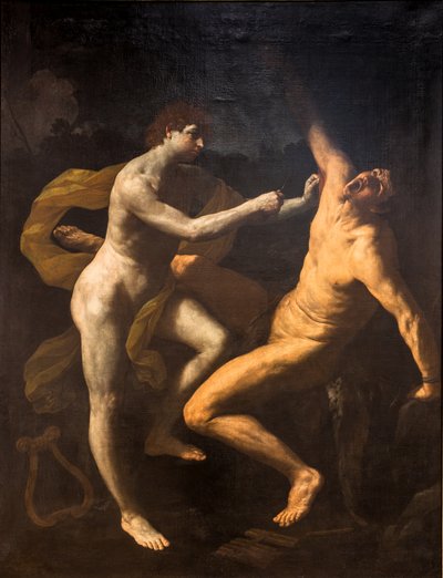 Apollo flaying Marsyas by Guido Reni