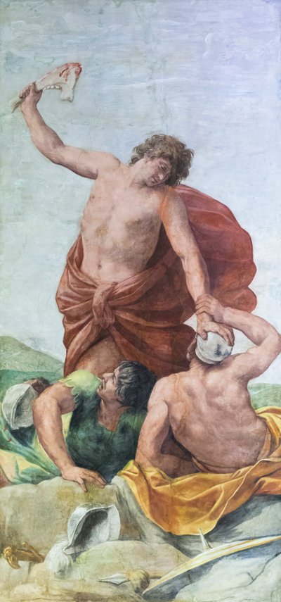Ceiling frescoes of the room of the Aldobrandini wedding, depicting scenes from the stories of Samson by Guido Reni