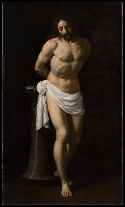 Christ at the Column by Guido Reni