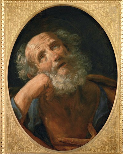 Saint Peter Penitent by Guido Reni
