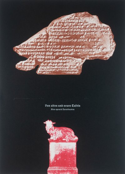 On Old And New Tablets, Thus Spoke Zarathustra, 2025 by Guilherme Pontes