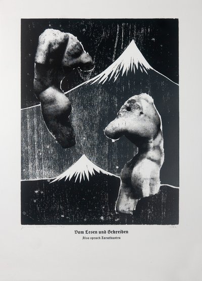 On Reading And Writing, Thus Spoke Zarathustra, 2023 by Guilherme Pontes