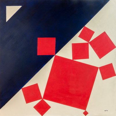 Suprematist Bacchus and Ariadne after Titian by Guilherme Pontes