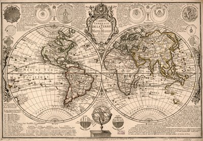 General Map of the Earth by Guillaume Danet