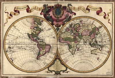 World Map for the King by Guillaume Delisle