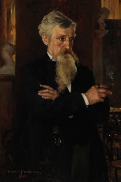Portrait of August Schauman, Journalist by Gunnar Berndtson