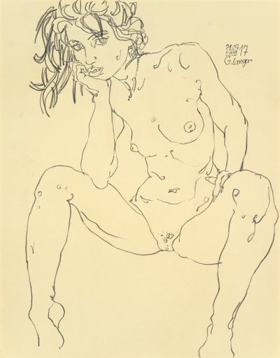 Female Nude, I Am Already Here by Gunter Langer