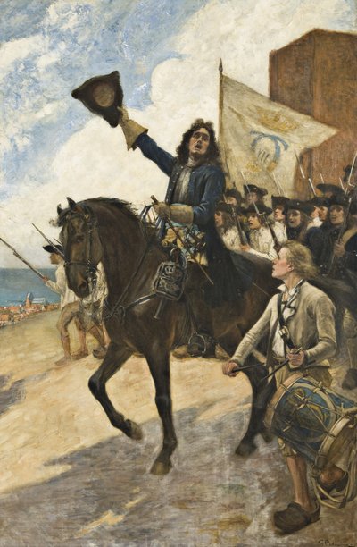 Magnus Stenbock in the Battle of Helsingborg by Gustaf Cederström